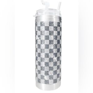 Jacquline Kent CHECKMATE LIGHT DIAMOND CRYSTAL TUMBLER
